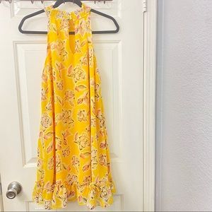 Beautiful flowy halter top dress.